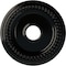 Ekena Millwork Classic Ceiling Medallion (Fits Canopies up to 12 3/4"), 18 5/8"OD 4"ID x 1 1/8"P, Black Pearl CM19CLBPS - alternate 1